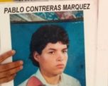 Pablo Contreras en una foto que su madre solía exhibir frente a tribunales de Santa Fe. Pablo Contreras en una foto que su madre solía exhibir frente a tribunales de Santa Fe.