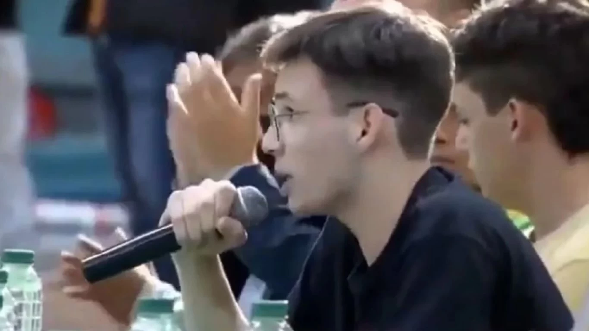 Quién es el joven que enfrentó al gobernador Capitanich: Estoy cansado de una Argentina sin futuro