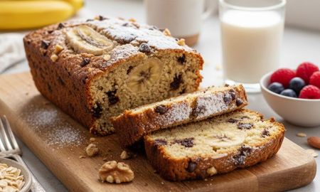 Budín de banana y chocolate saludable: la receta fácil, perfecta para la merienda Budín de banana y chocolate saludable: la receta fácil, perfecta para la merienda