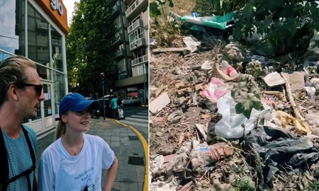 Una pareja de noruegos caminó desde Palermo hasta La Matanza: Parece otro país Una pareja de noruegos caminó desde Palermo hasta La Matanza: Parece otro país