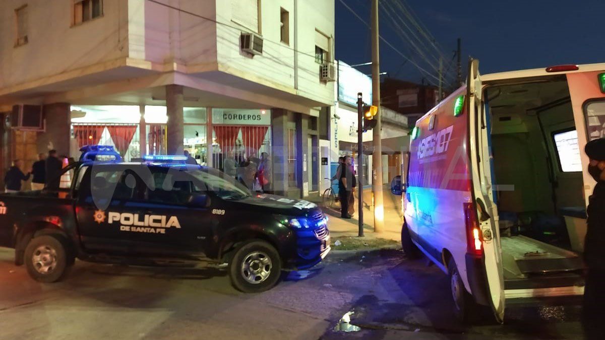 El hecho ocurrió alrededor de las 19 de este jueves.