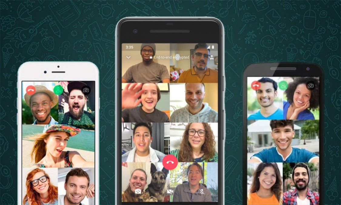 Whatsapp te permite realizar llamadas y videollamadas con 8 personas a la vez en su plataforma web.