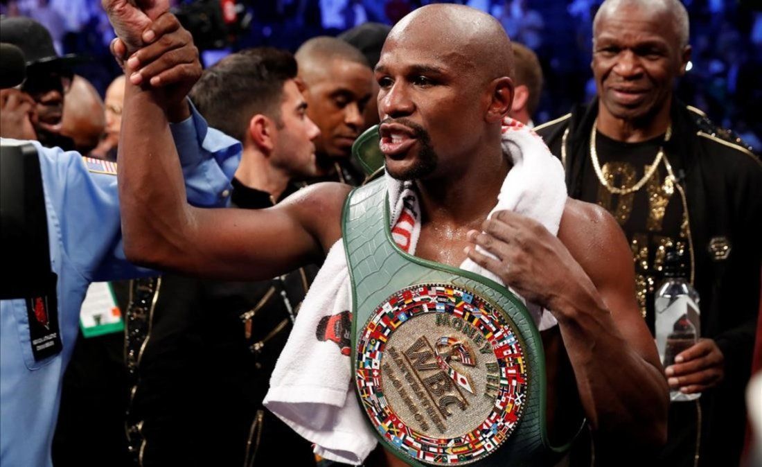 El gran gesto de Floyd Mayweather Jr.