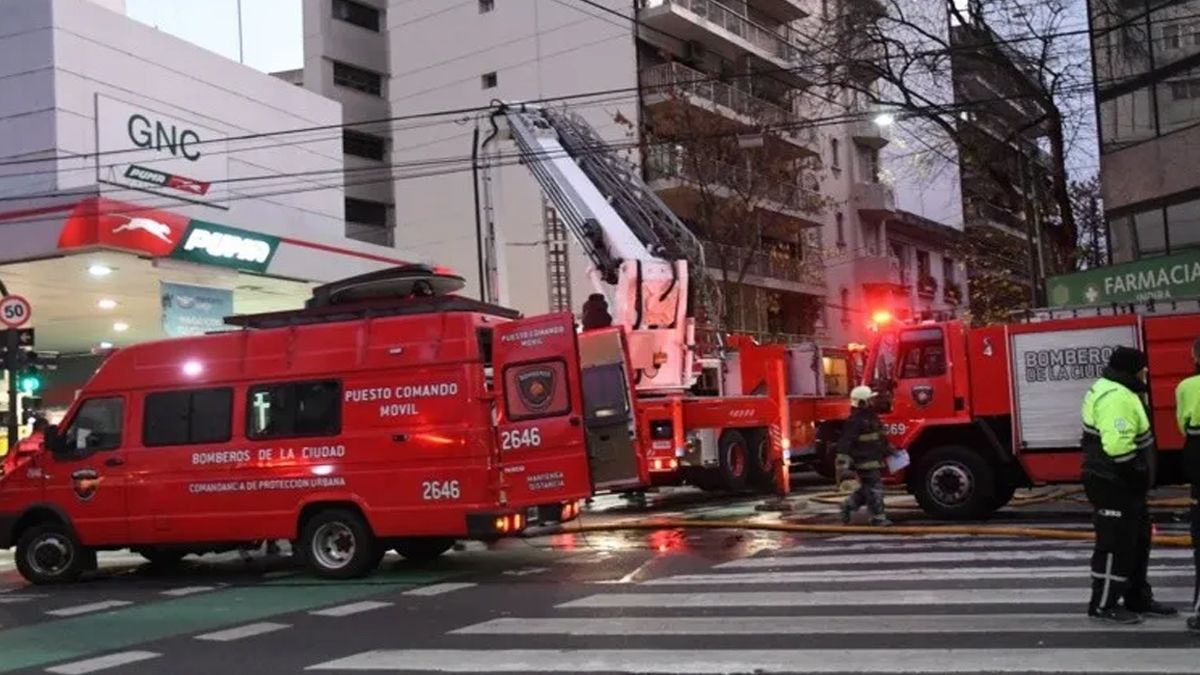 Murió una persona por un incendio en Nuñez. &nbsp;
