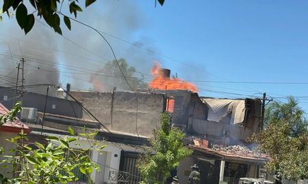 Incendio en barrio Cabal Incendio en barrio Cabal