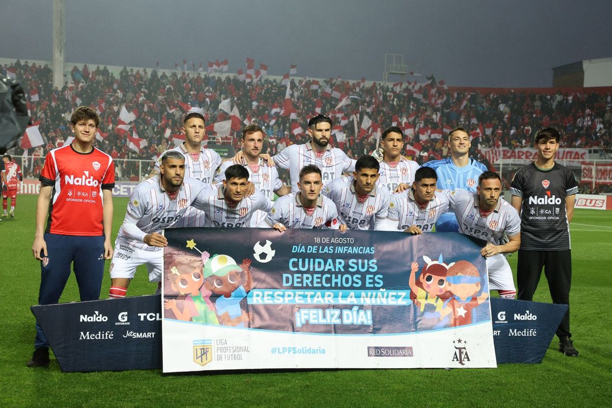 El once que puso el Kily González en la victoria de Unión ante Argentinos Juniors.