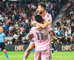 Facundo Farías y Lionel Messi en Inter Miami. Facundo Farías y Lionel Messi en Inter Miami.