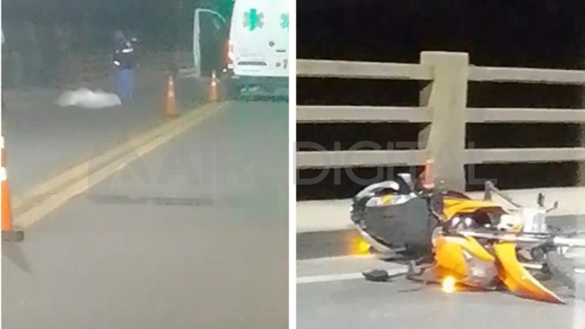 Dos motos chocaron este sábado sobre el Puente Carretero Santa Fe - Santo Tomé. Un motociclista falleció. Dos motos chocaron este sábado sobre el Puente Carretero Santa Fe - Santo Tomé. Un motociclista falleció.