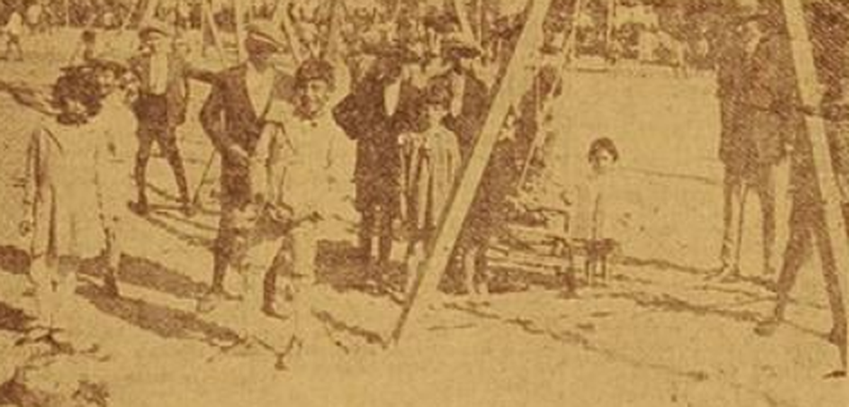 Imágenes del parque infantil. Foto: Diario El Orden del 30/4/1929. Imágenes del parque infantil. Foto: Diario El Orden del 30/4/1929.