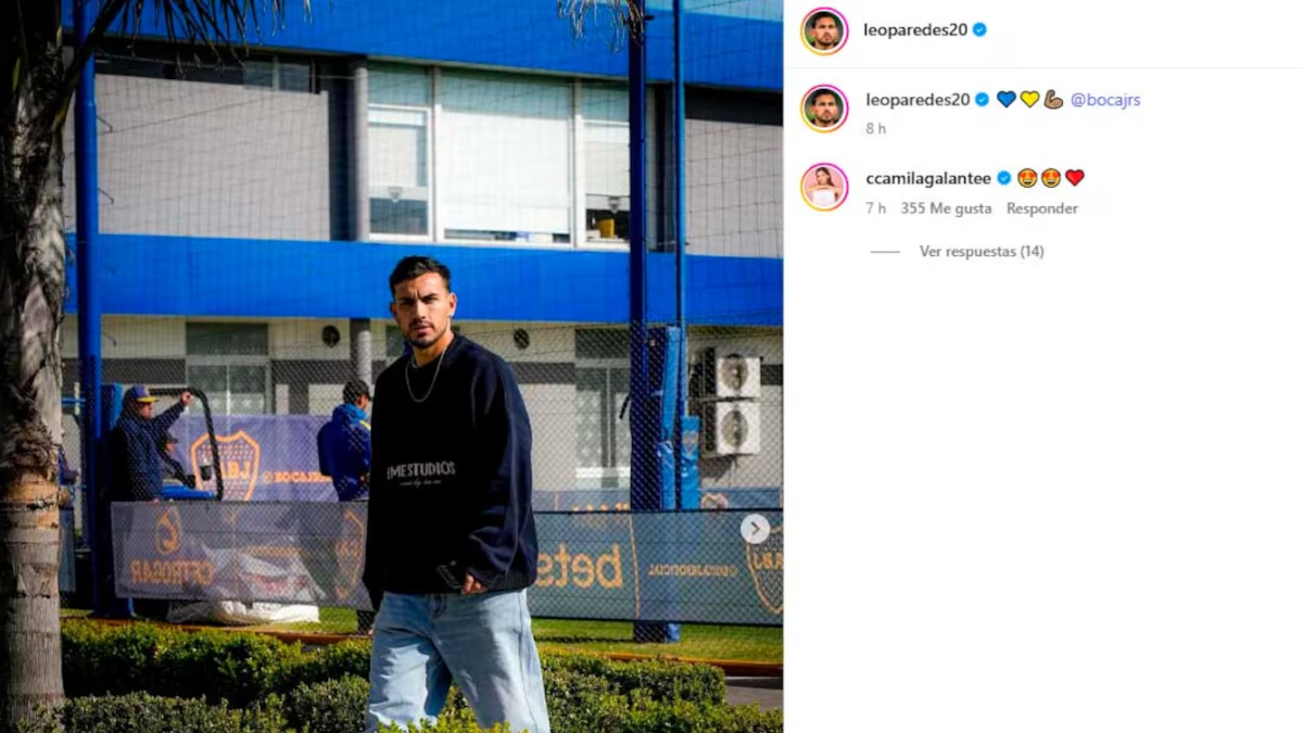 Este fue el gesto de Camila Galante en el posteo de Leo Paredes (Foto: Instagram @leoparedes20) Este fue el gesto de Camila Galante en el posteo de Leo Paredes (Foto: Instagram @leoparedes20)