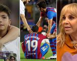 En el partido que el Barcelona empató con Alaves, el Kun Agüero quedó tendido sobre el césped. En el estadio estaban su hijo y su ex suegra. En el partido que el Barcelona empató con Alaves, el Kun Agüero quedó tendido sobre el césped. En el estadio estaban su hijo y su ex suegra.