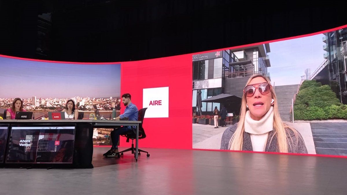 Virginia Priano en AIRE este miércoles desde Italia.&nbsp;