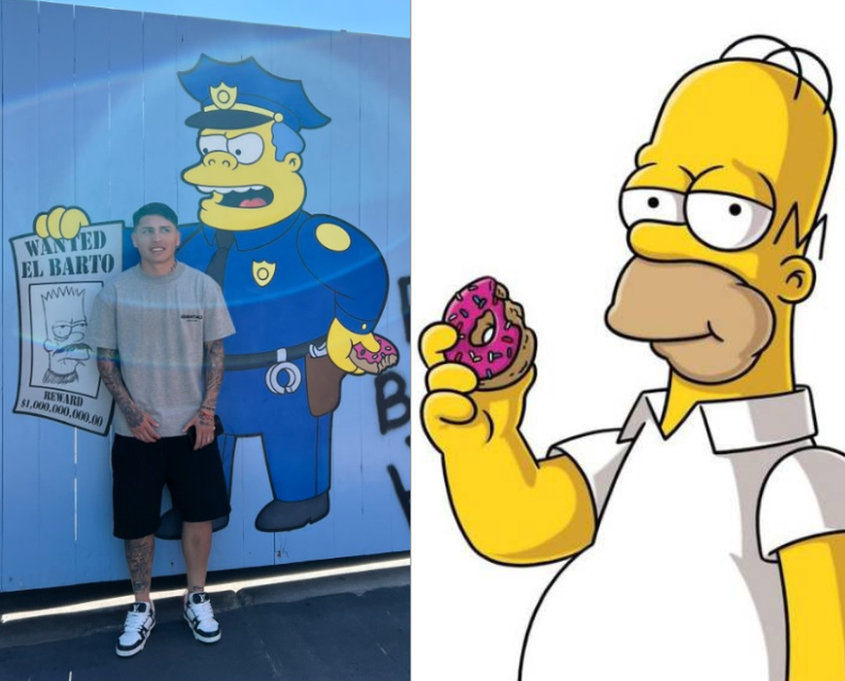 Facundo Farías en el mundo Simpson.