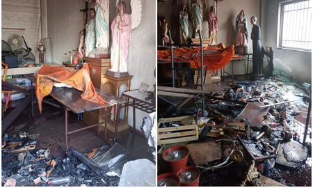 Prendió fuego una iglesia porque quería ir preso: En la cárcel me dan de comer Prendió fuego una iglesia porque quería ir preso: En la cárcel me dan de comer