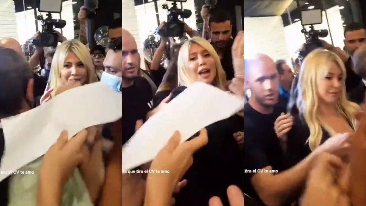 Fue al evento de Wanda Nara