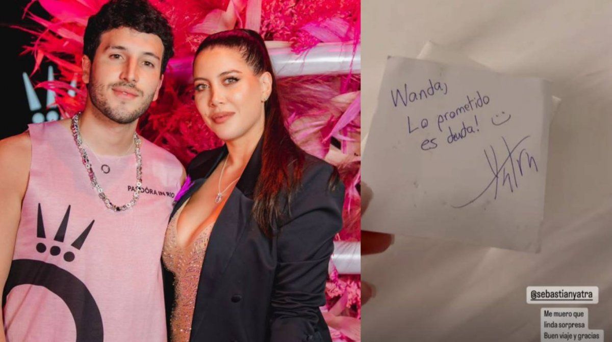 Wanda Nara estuvo en Brasil con Sebastián Yatra y publicó fotos para que todos creyeran que tuvieron un romance.