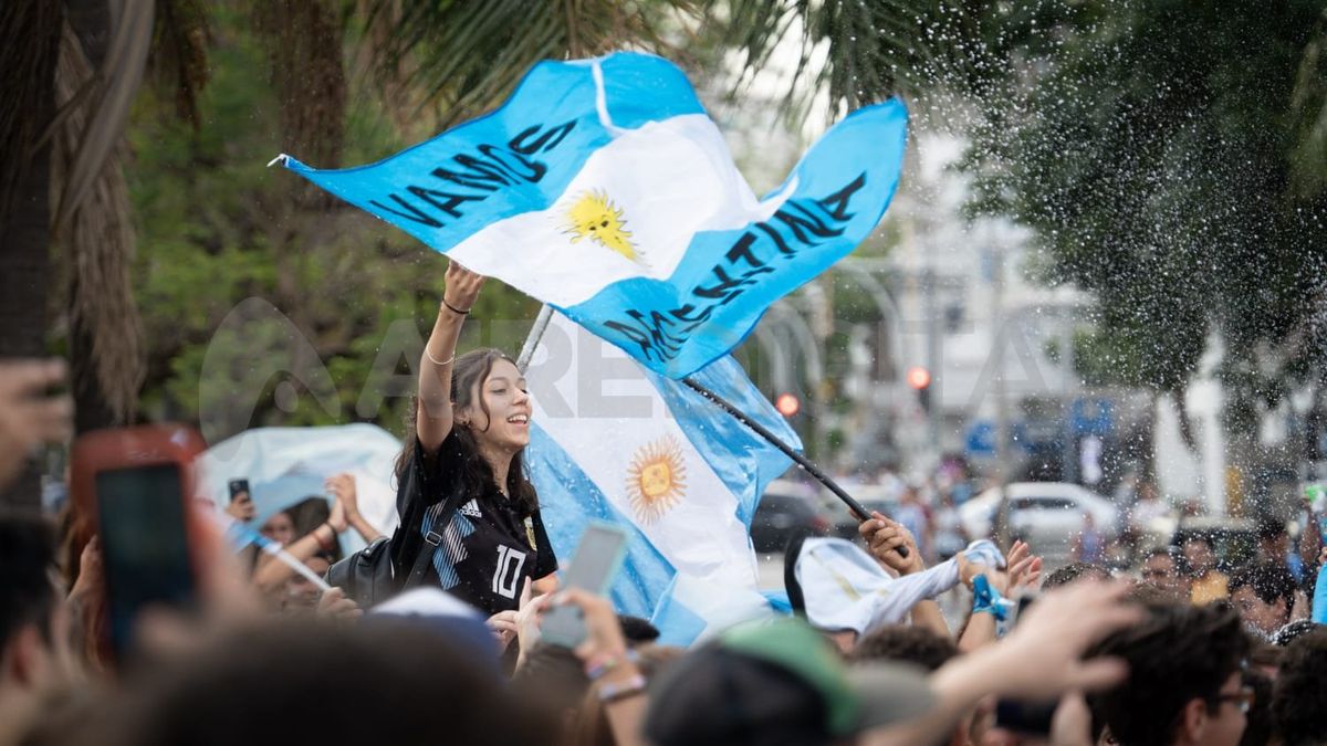 Las mejores fotos de los festejos de Argentina en Santa Fe
