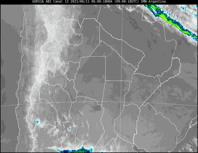 Imágenes satelitales.