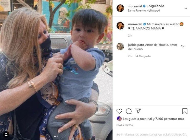 El tierno post que le dedicó Morena Rial a Jackie Patova.