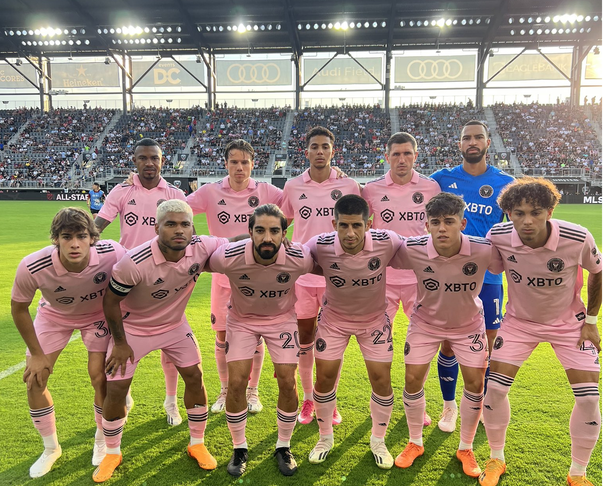 Los once titulares de Inter Miami en el partido de la MLS. Los once titulares de Inter Miami en el partido de la MLS.