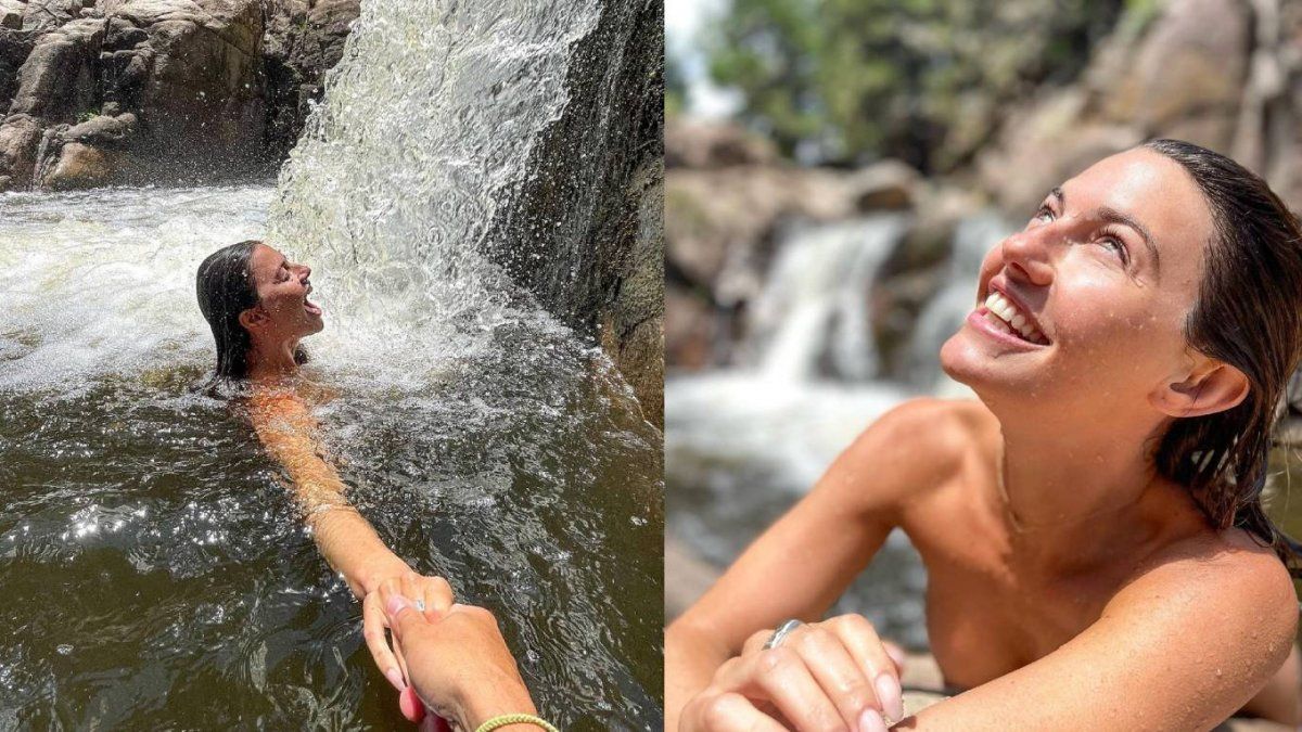 Sirenita hot: Sofía Jujuy Jiménez nadó completamente desnuda en una cascada  y el video se hizo viral