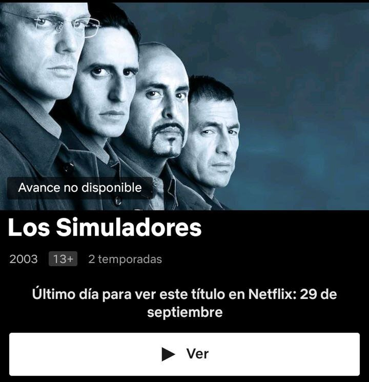 Asi muetra Netflix la salida de Los Simuladores.