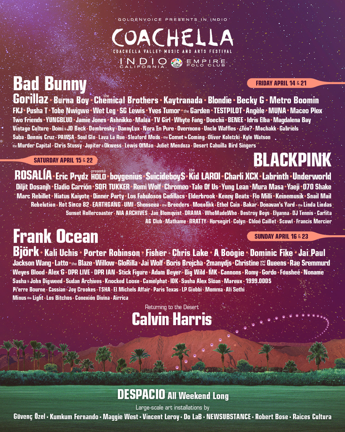 BLACKPINK encabezará el Coachella 2023.