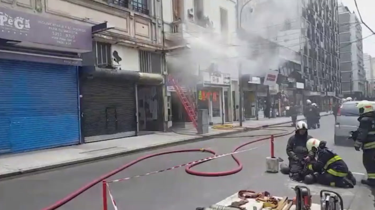 Incendio en Balvanera.