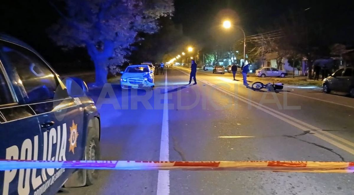 Una motociclista murió tras un grave accidente ocurrido en la localidad de Pérez