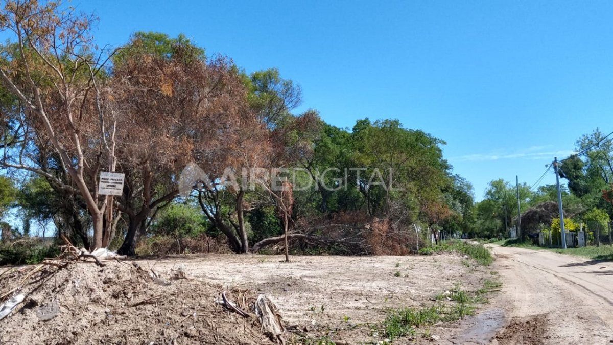 Los vecinos aseguran que cuando el río supera los cinco metros los terrenos se inundan.