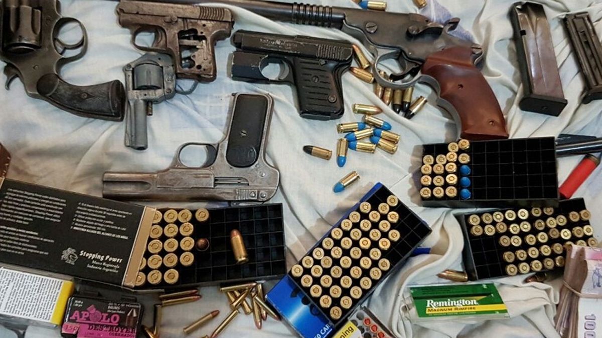 Las municiones que se secuestran cada mes en Rosario equivalen al 56