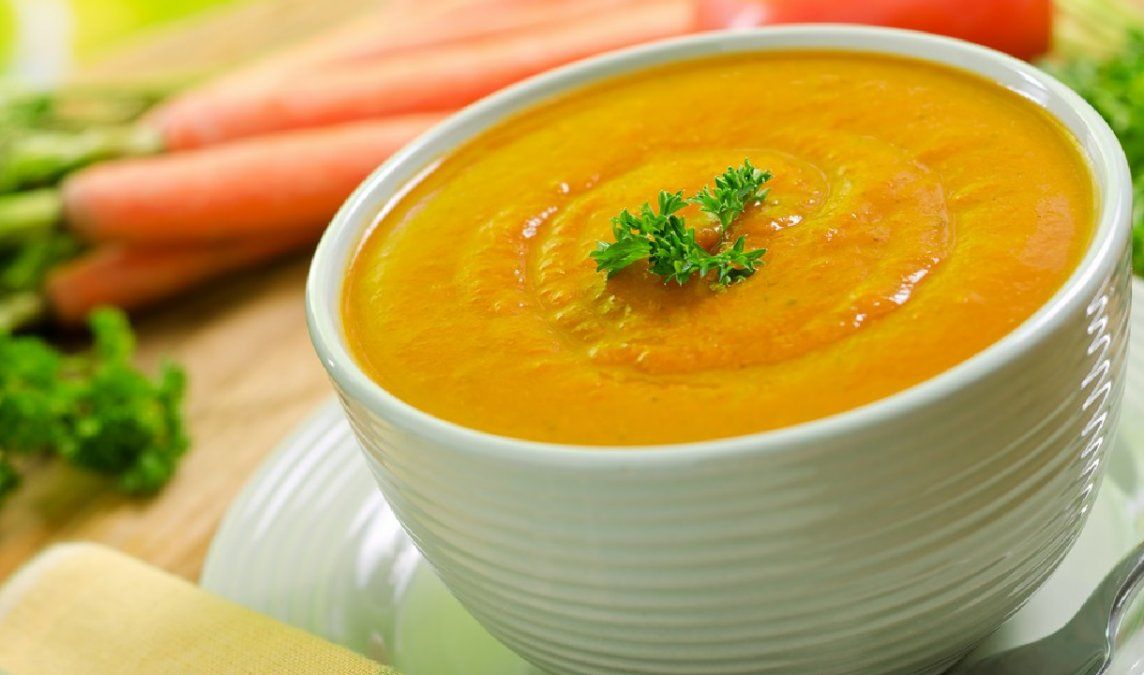 Para combatir el frío: sopa de zanahoria y jengibre