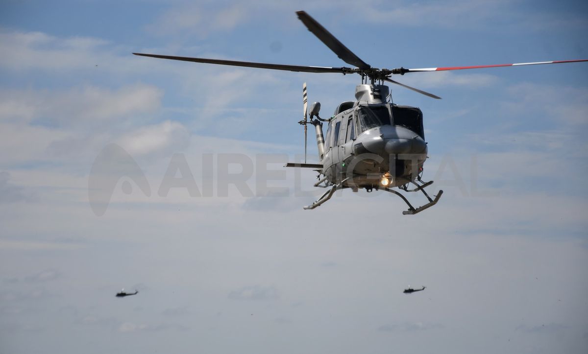 Este martes llegaron a Rosario helicópteros