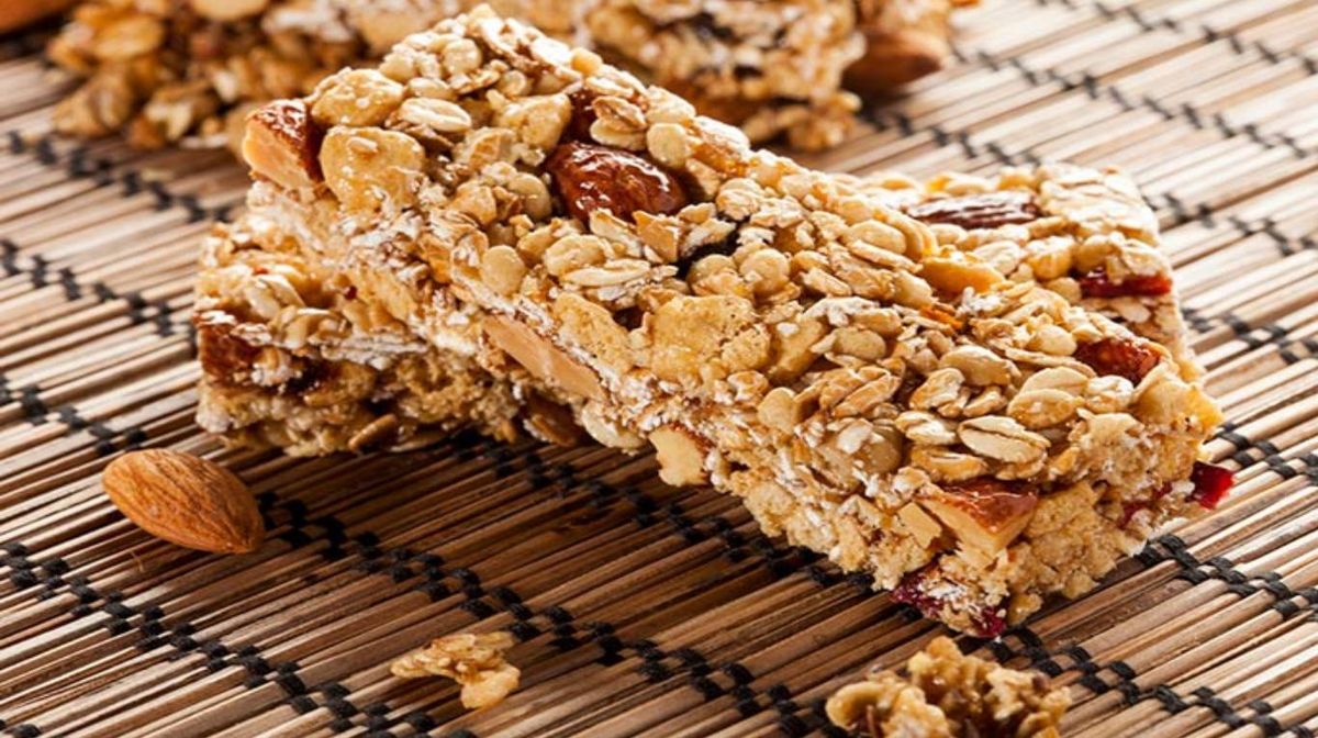 Barritas de frutas y avena