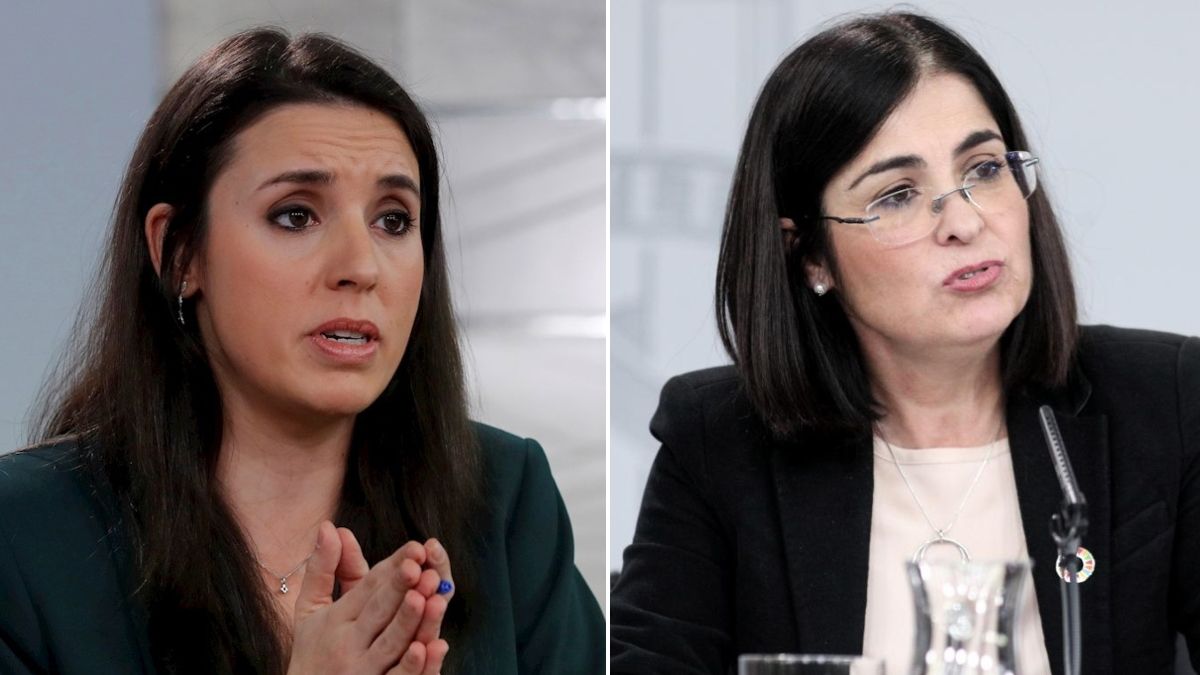 &nbsp;Irene Montero y Carolina Darias