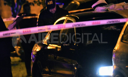 La familia fue acribillada cuando estaba en el auto Audi A4 por las calles Colombia y Schweitzer. La familia fue acribillada cuando estaba en el auto Audi A4 por las calles Colombia y Schweitzer.