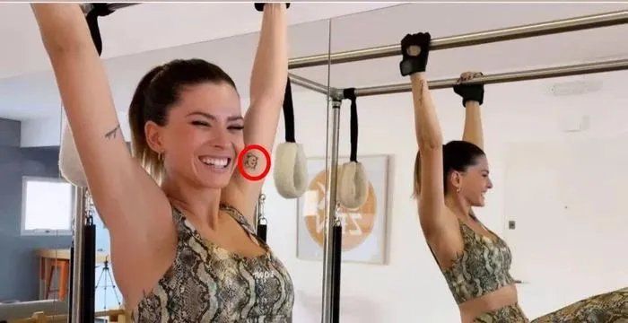 El sentido tatuaje de la China Suárez en honor a Sofía Sarkany. 