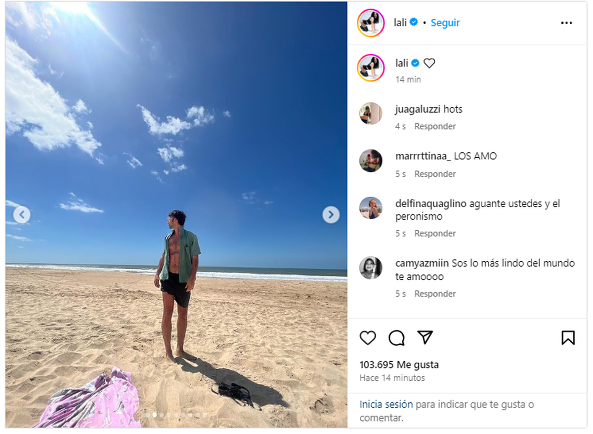 Lali Espósito confirmó su relación con Pedro Rosemblat. Lali Espósito confirmó su relación con Pedro Rosemblat.