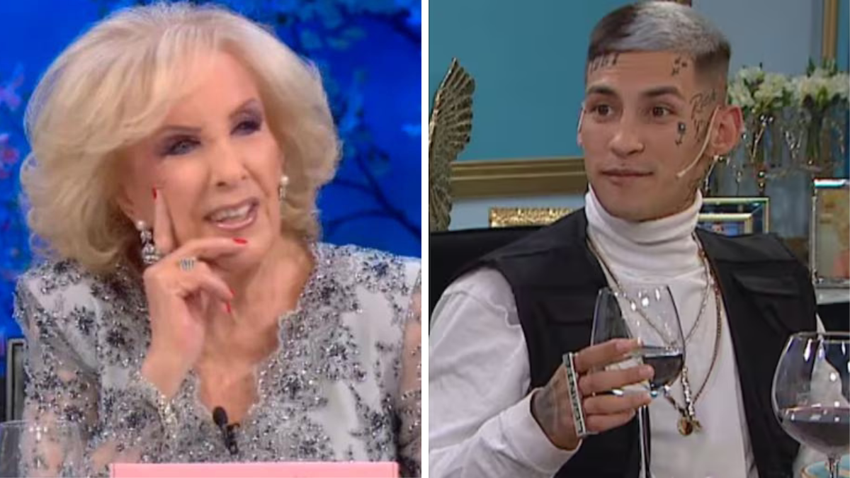 La incómoda pregunta de Mirtha Legrand a L-Gante sobre su dinero: ¿Cuánto ganás?