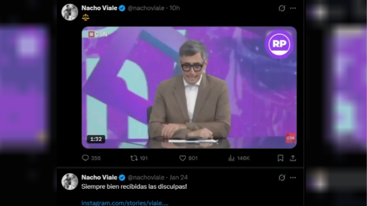 Franco Torchia se disculpó con Juana Viale.