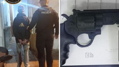 Vecinos de Santa Fe retuvieron a un ladrón que intentó robarle la moto a una pareja con un arma de juguete