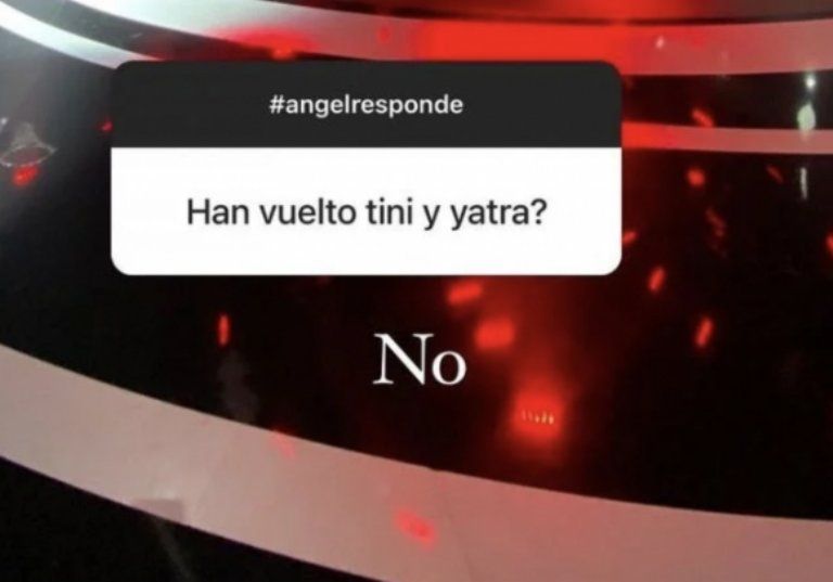 Muy lejos de la reconciliación: Tini y Sebastián Yatra no volvieron. 