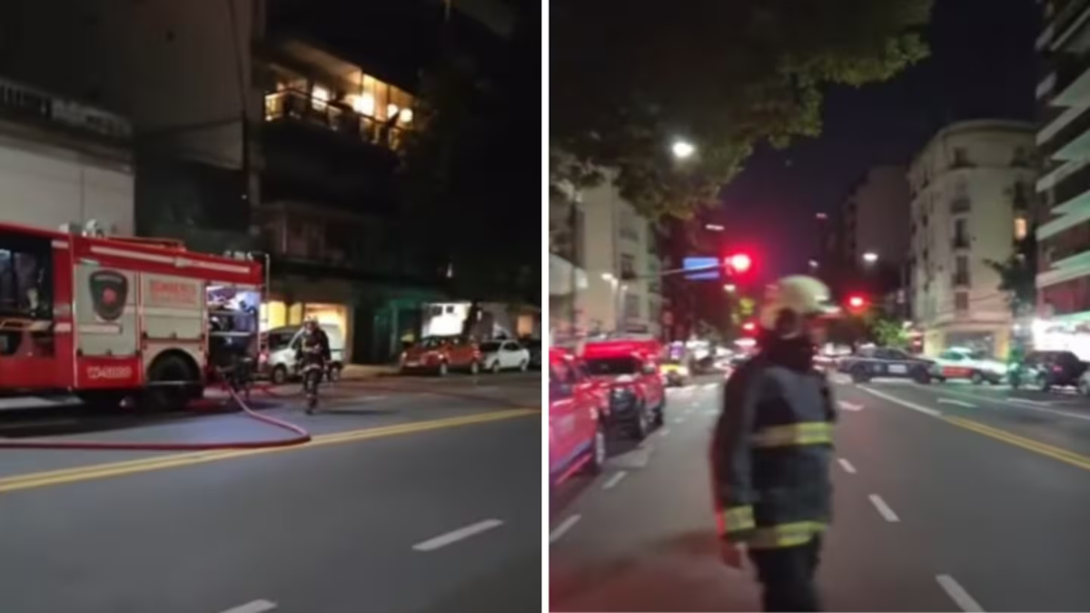 El incendio fue en un edificio de Scalabrini Ortiz al 2342, Palermo.