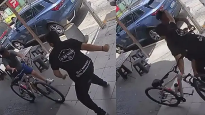 La ironía de un comerciante tras frustar un robo de una trompada: 