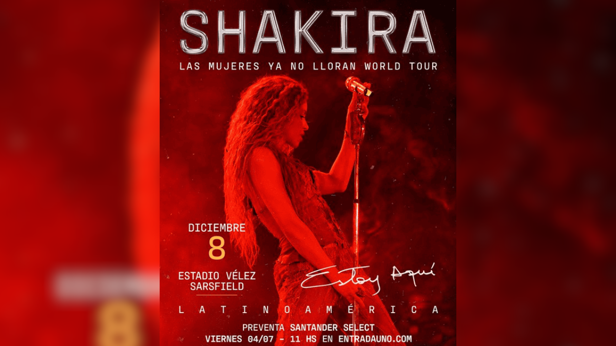 Shakira vuelve a la Argentina: cuándo y dónde conseguir las entradas Shakira vuelve a la Argentina: cuándo y dónde conseguir las entradas