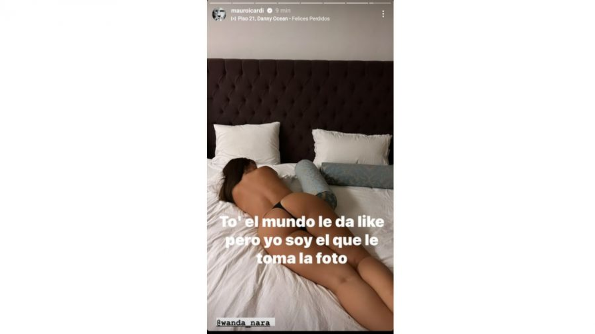 Wanda Nara en bombacha.