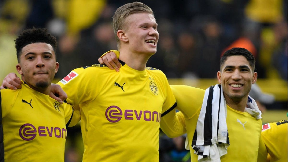 Jugadores del Borussia Dortmund.