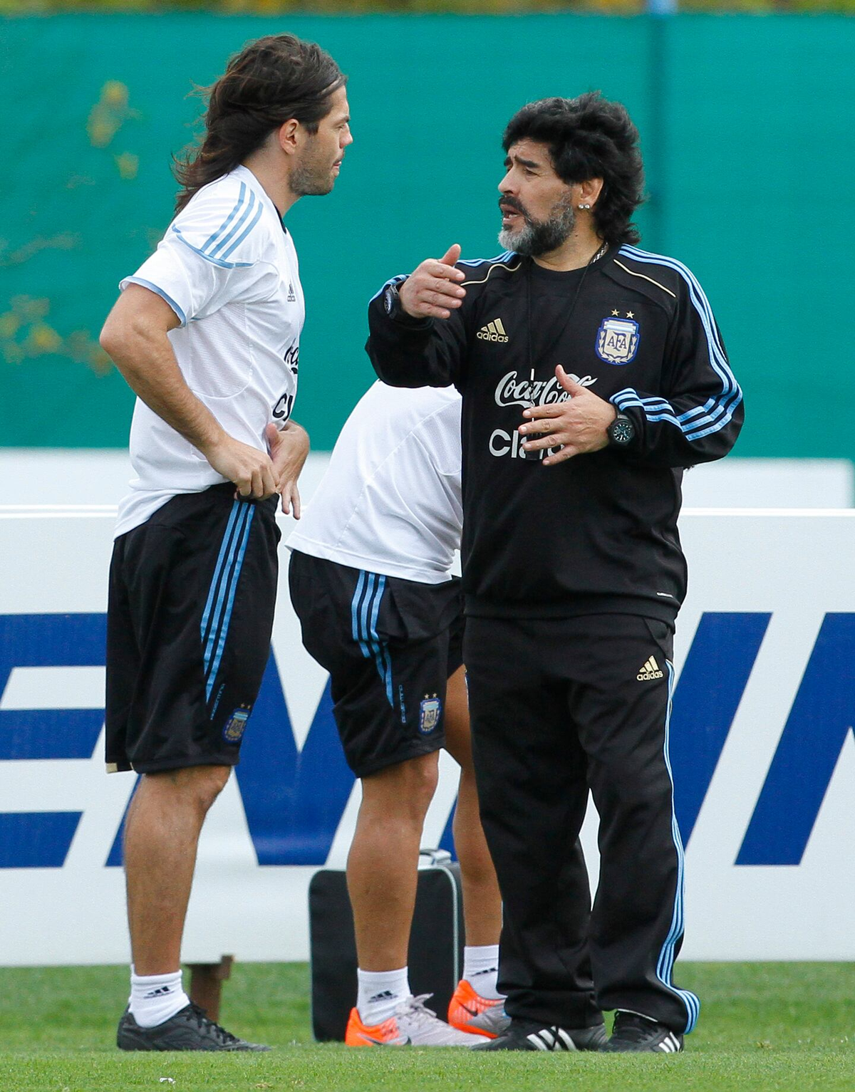 Ariel Garcé fue al Mundial de Sudáfrica en 2010, con Maradona como DT. (Foto: AP). Ariel Garcé fue al Mundial de Sudáfrica en 2010, con Maradona como DT. (Foto: AP).
