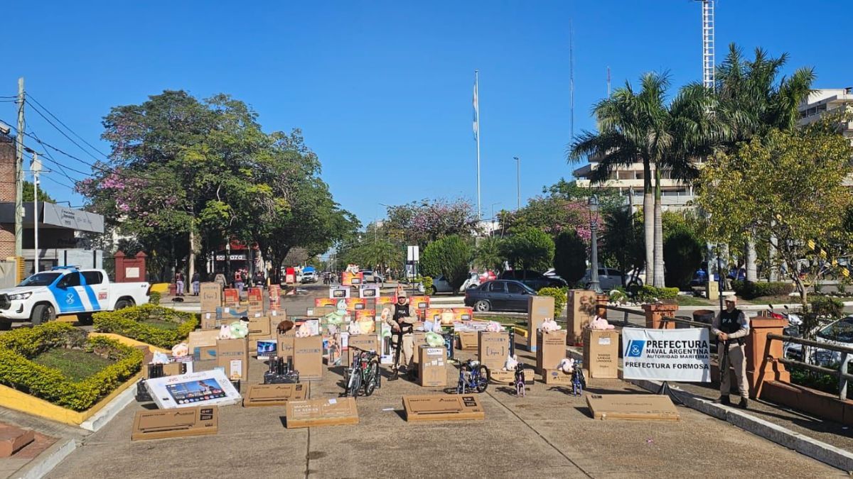 La prefectura Naval incautó en Formosa: electrodomésticos