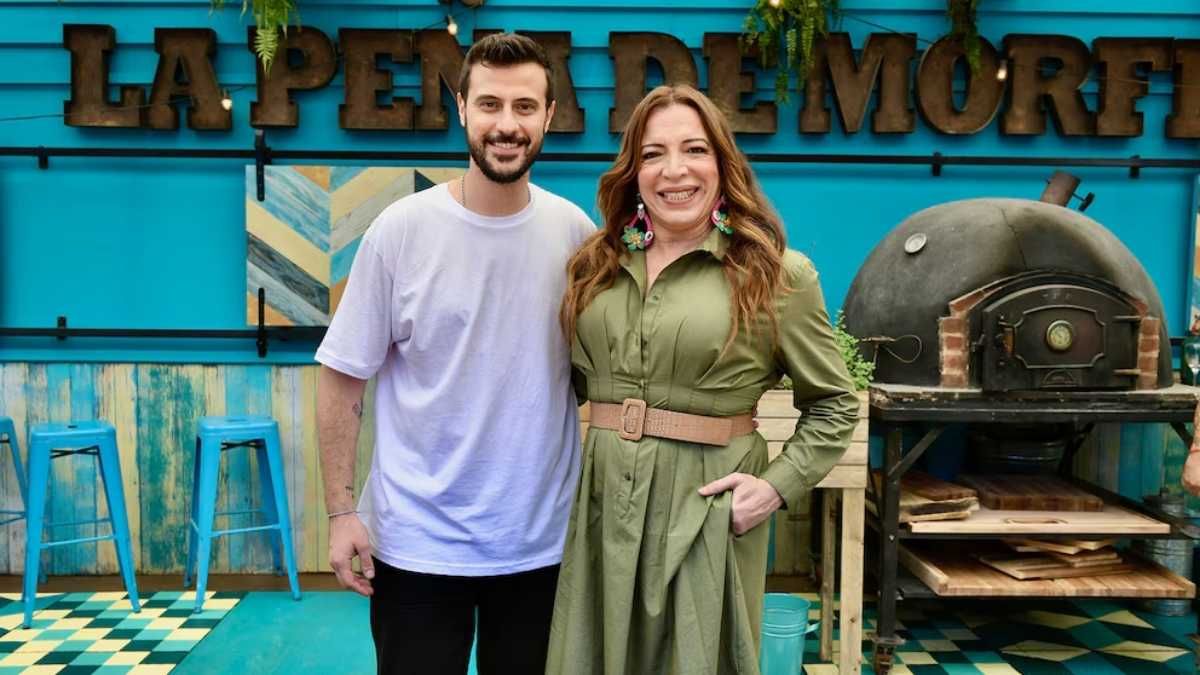 Lizy Tagliani y Diego Leuco durante la última temporada de La Peña: la dupla espera la confirmación oficial de Telefe para su regreso.